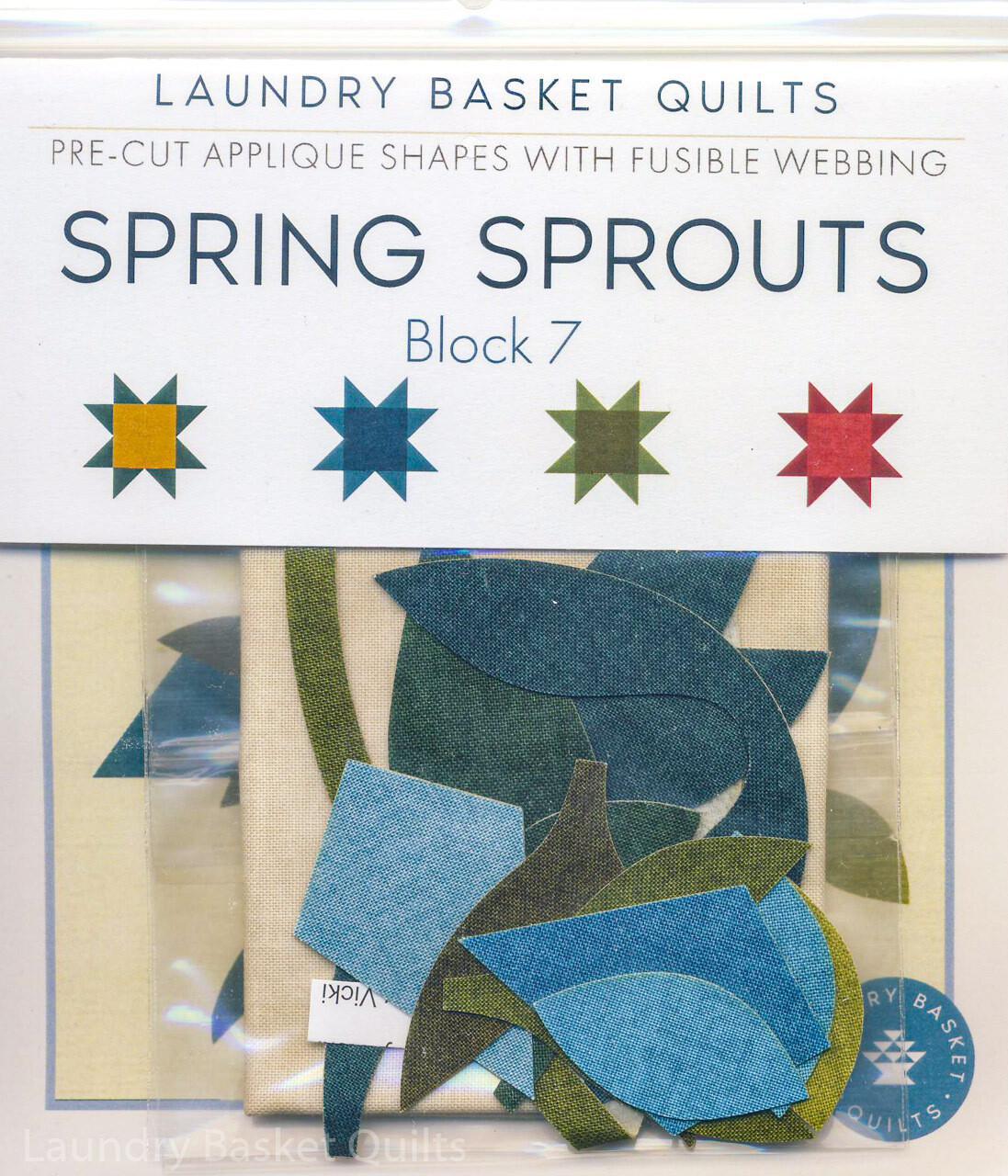 Silhouettes - Spring Sprouts LT Block 7