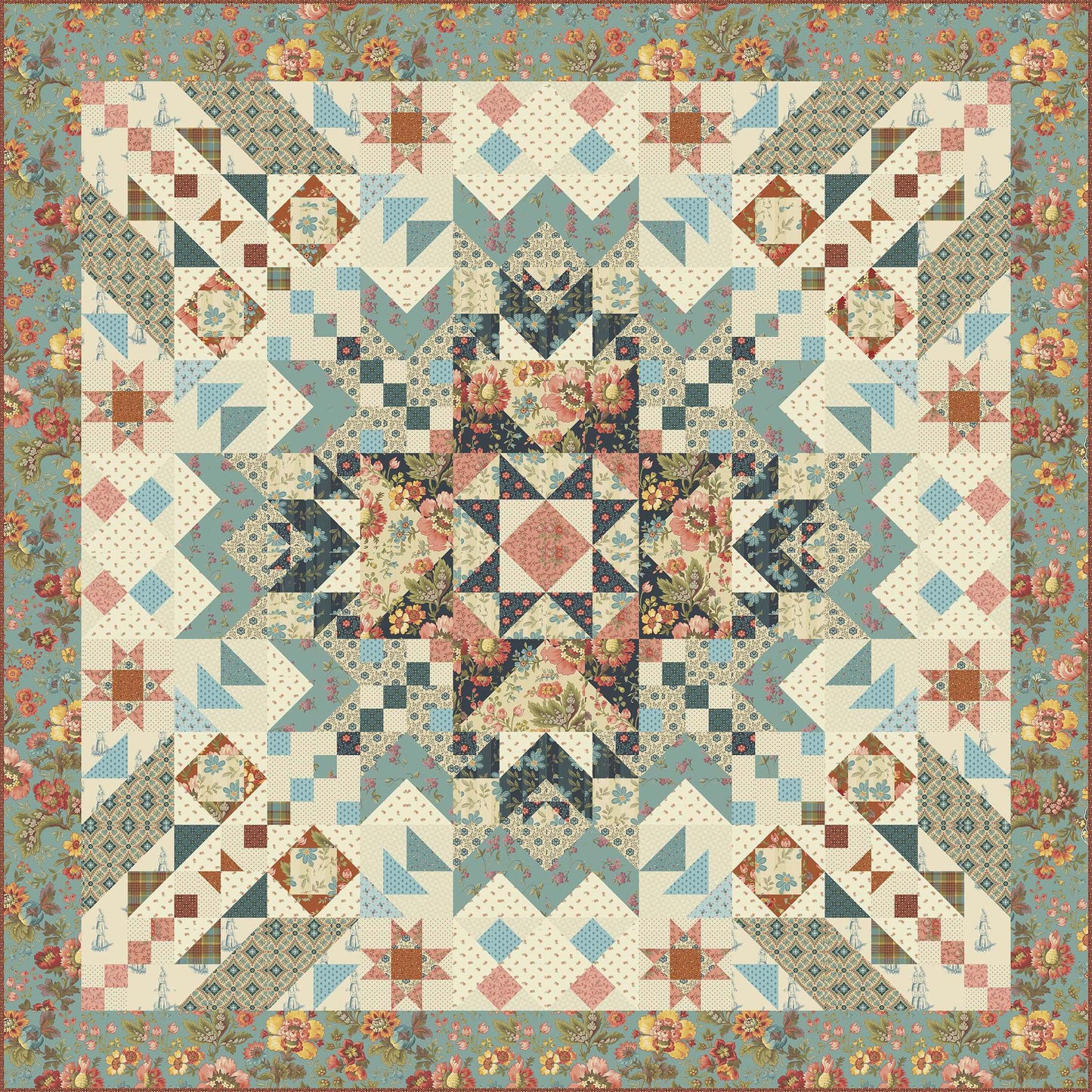 California - Farmers Daughter PRE-CUT Fabric Kit