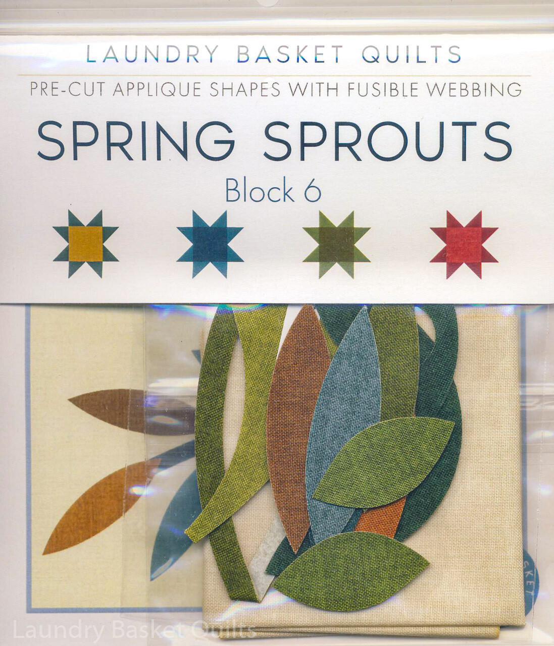 Silhouettes - Spring Sprouts LT Block 6