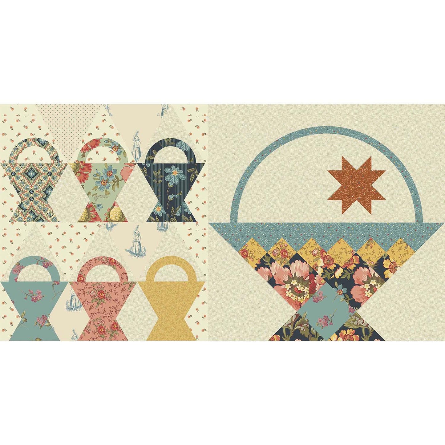 Anna's Baskets - Farmers Daughter Block 4 Pattern