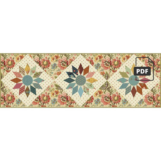 Shooting Star Table Runner PDF (download)