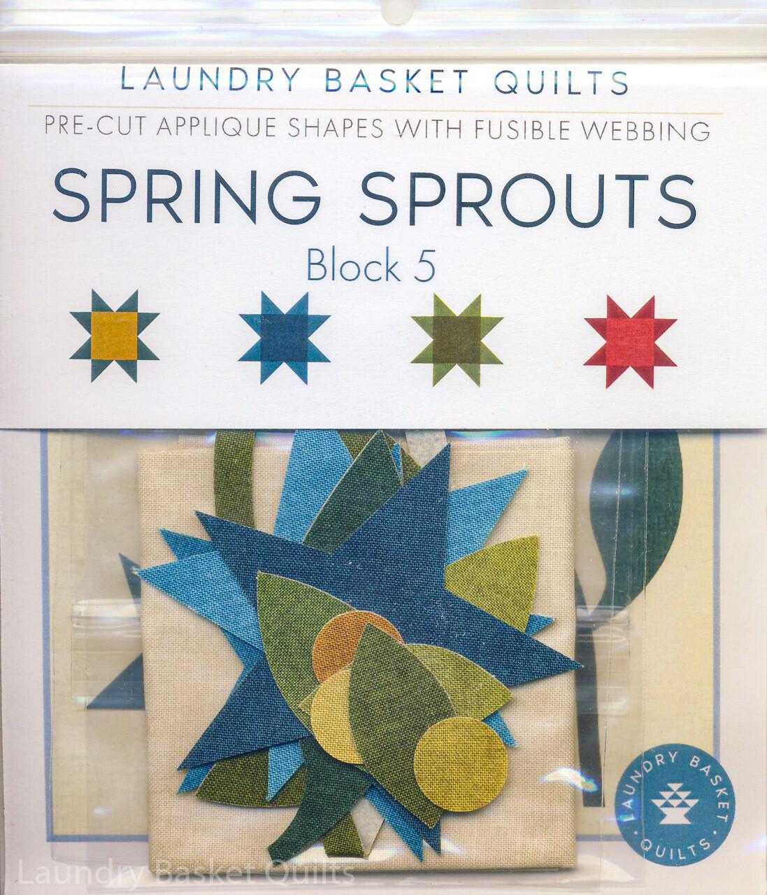 Silhouettes - Spring Sprouts LT Block 5