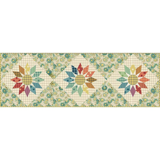 Shooting Star Table Runner - Pear Pie Fabric Kit