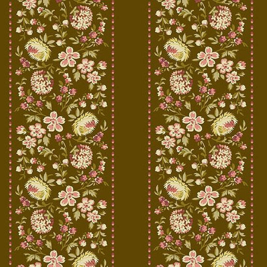 Secret Stash Chestnut Prints A-10519-N (1-yard)