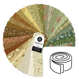 Secret Stash Chestnut Jelly Roll - 2.5" strips