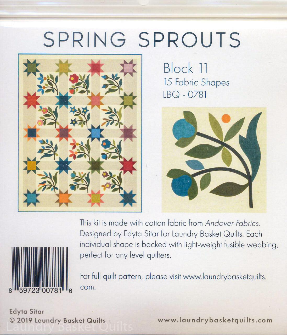 Silhouettes - Spring Sprouts LT Block 11