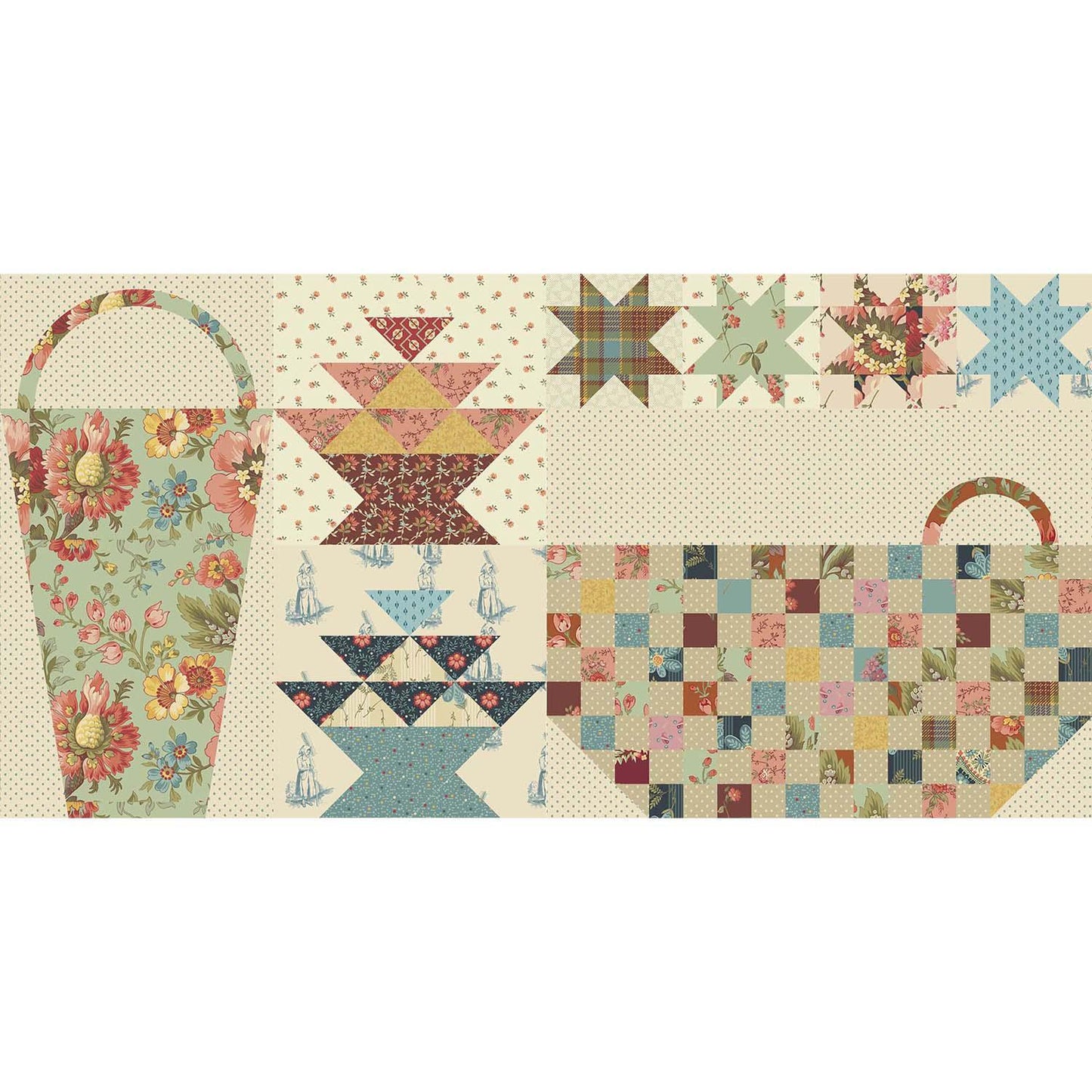 Anna's Baskets - Farmers Daughter Block 1 Pattern