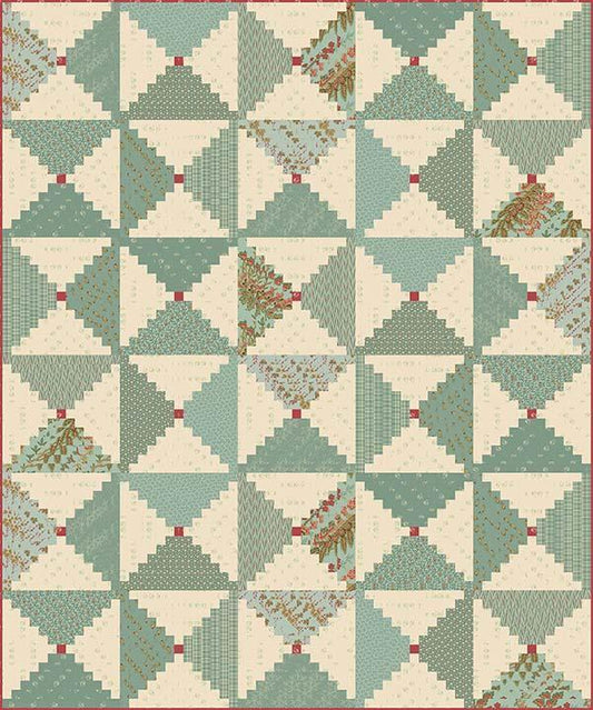 Porch Steps Blue Fabric Kit