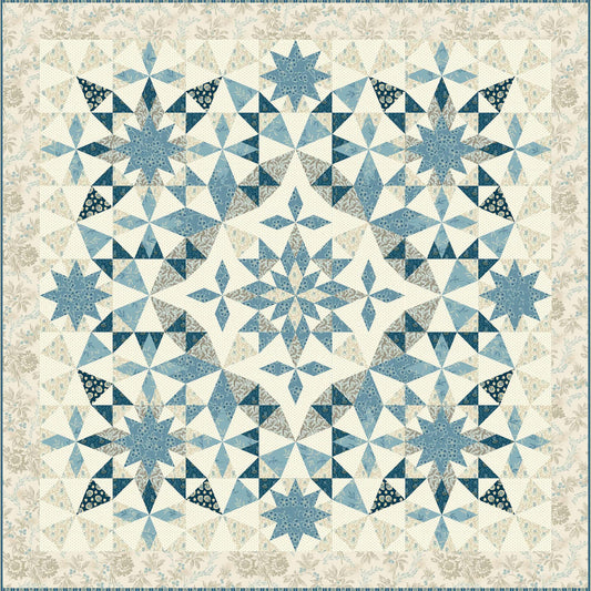 Alaska - Cocoa Blue PRE-CUT Fabric Kit