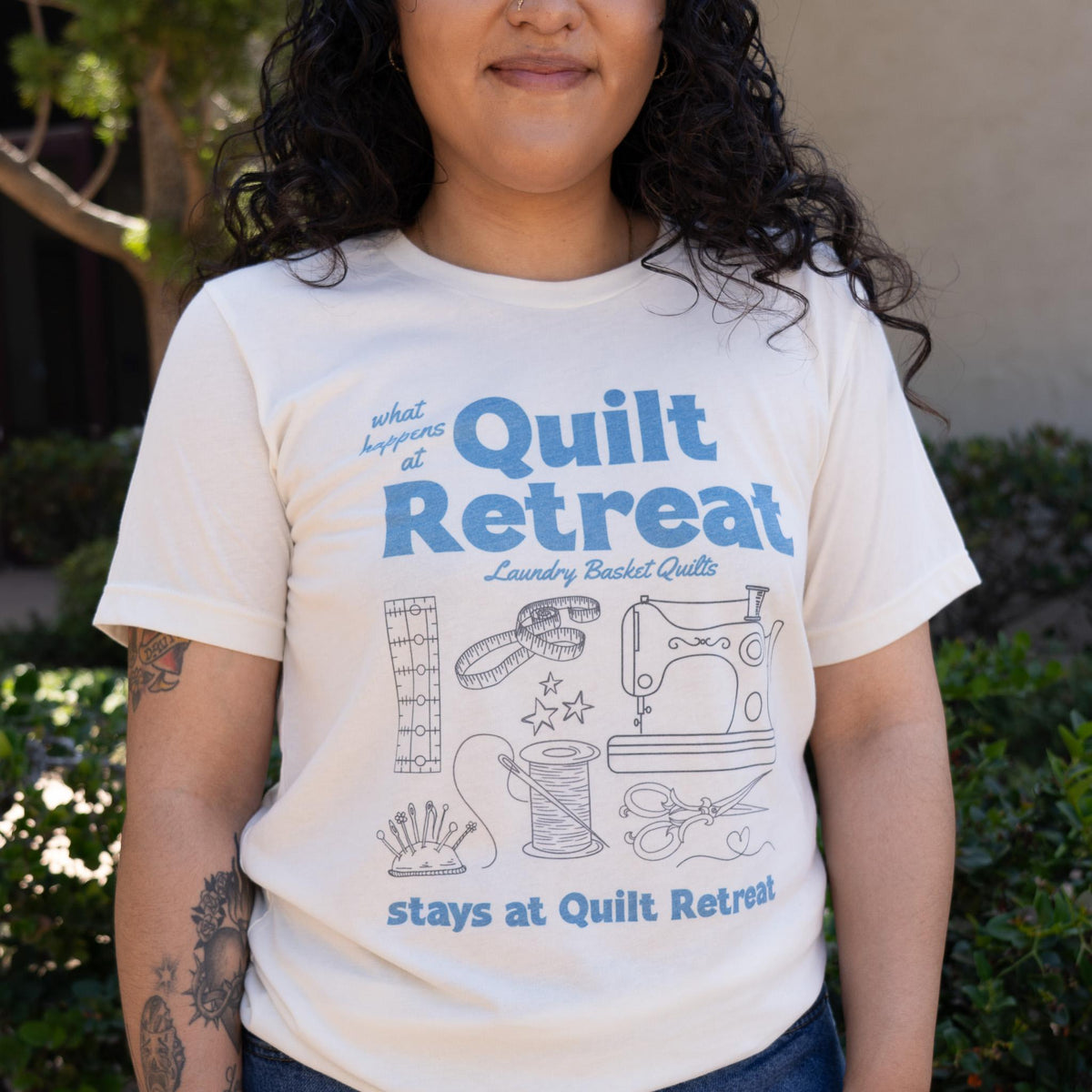 What Happens at Quilt Retreat T-Shirt