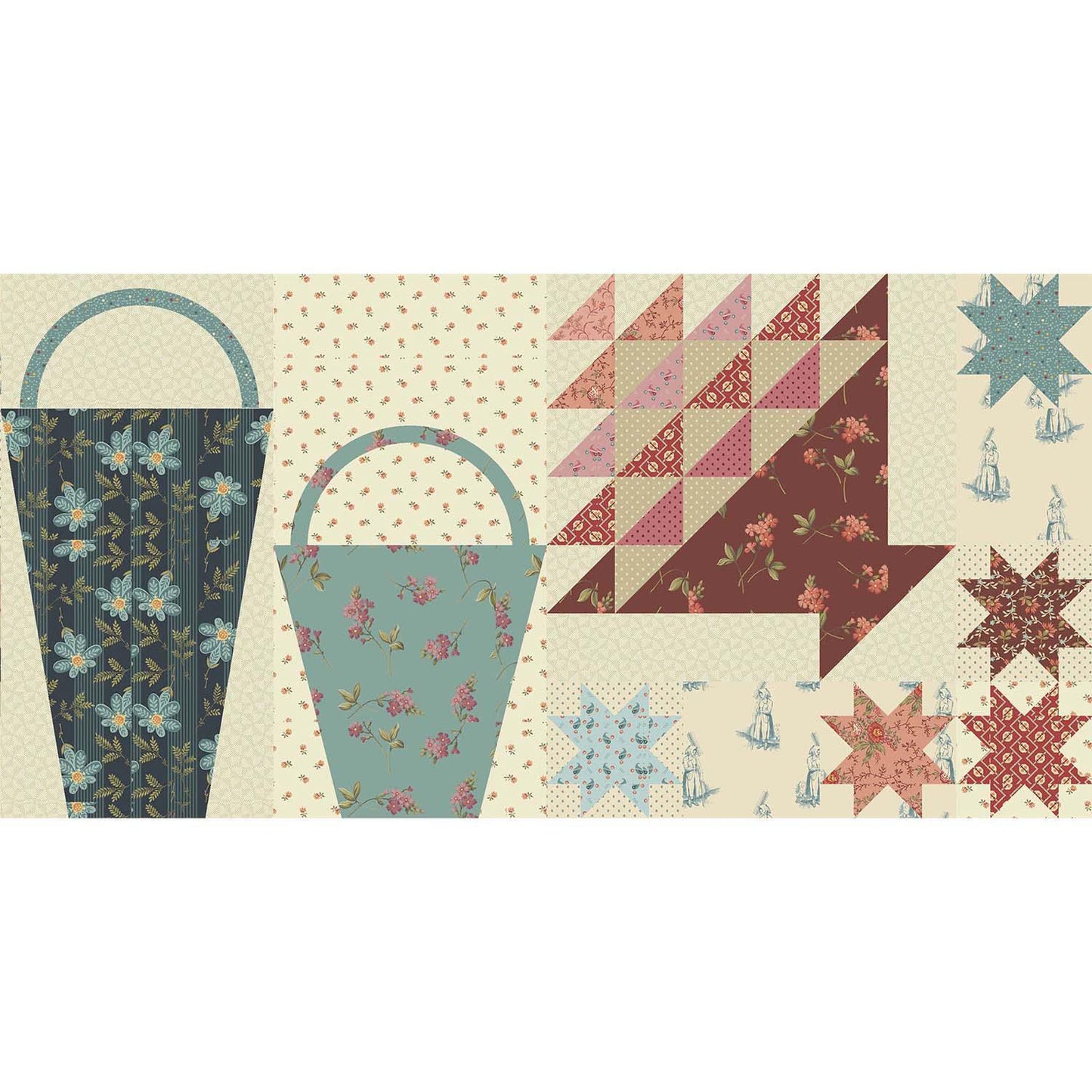 Anna's Baskets - Farmers Daughter Block 2 Pattern