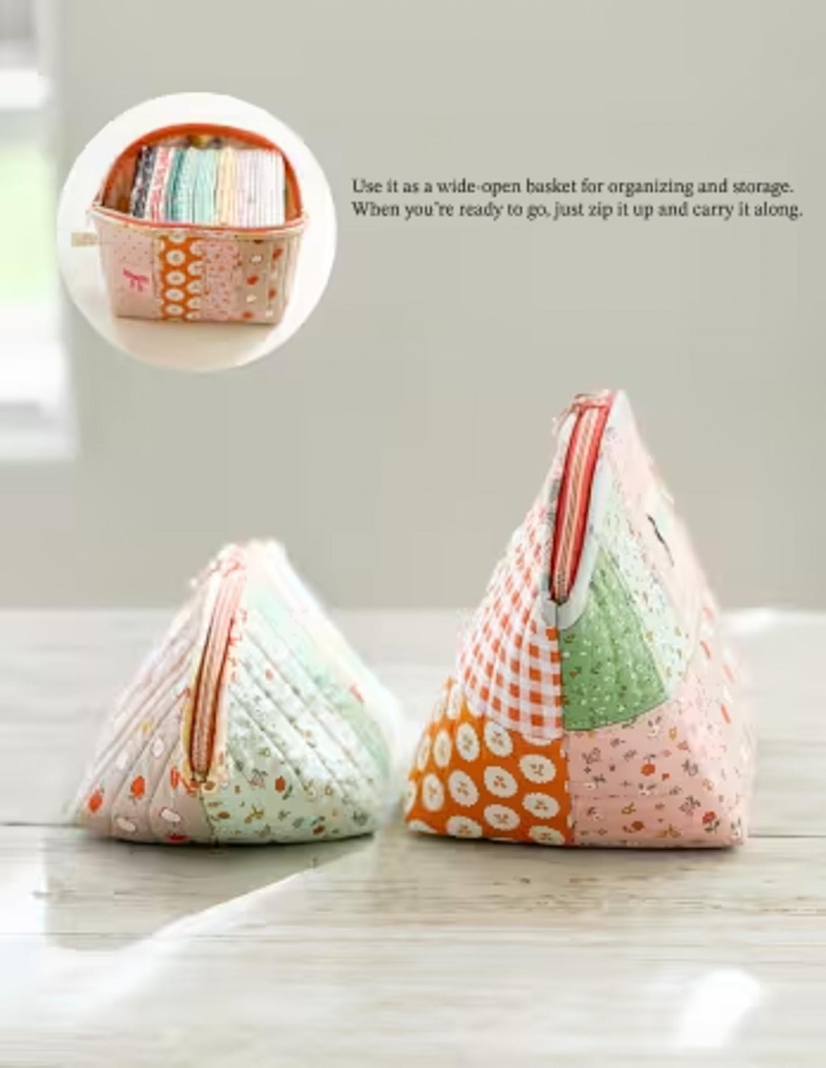 Allover Project Bag Paper Pattern Version 2