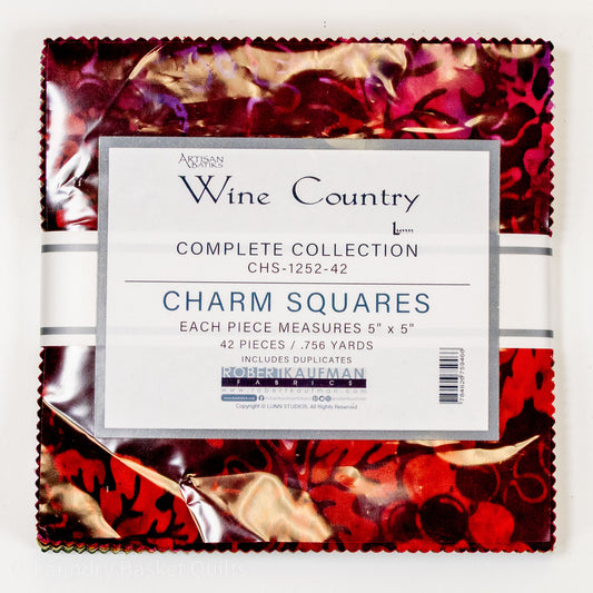 Artistan Batik Charm Packs- Wine Country
