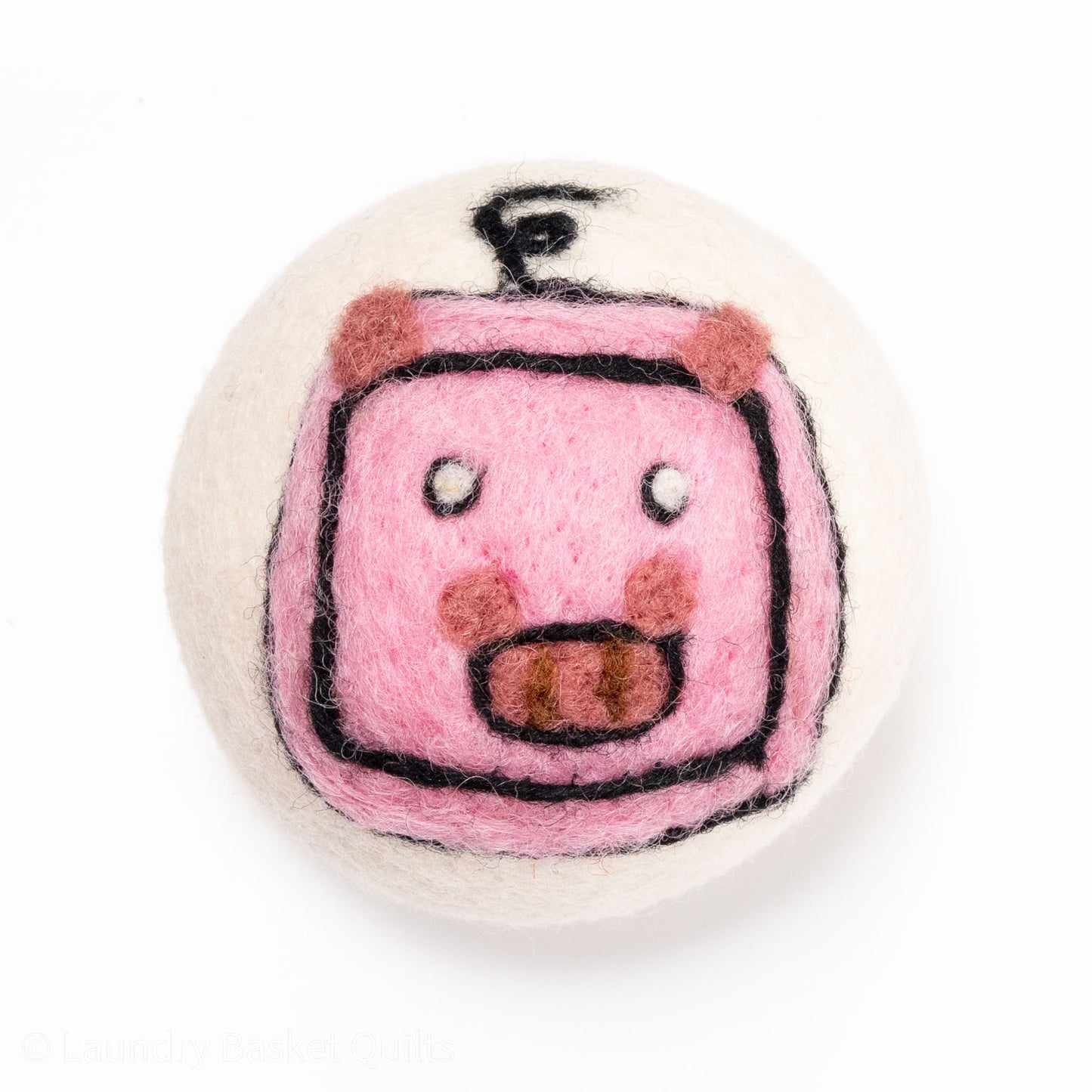 Wool Dryer Ball - Pig