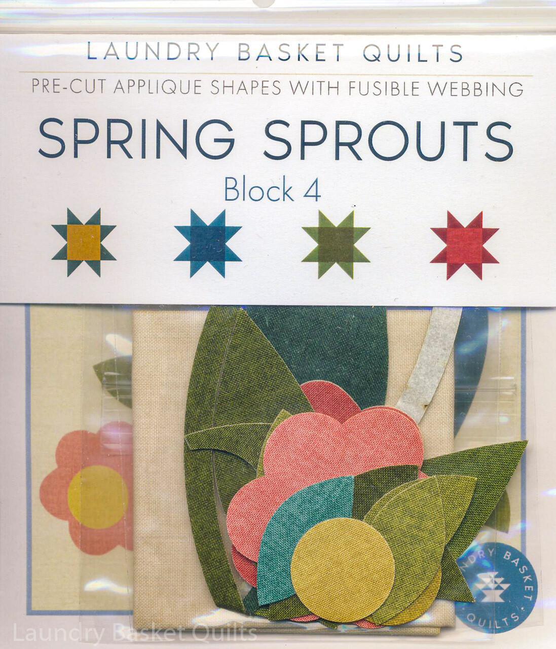 Silhouettes - Spring Sprouts LT Block 4