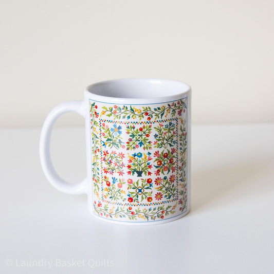 Quilter's Mug - Spring Bouquet