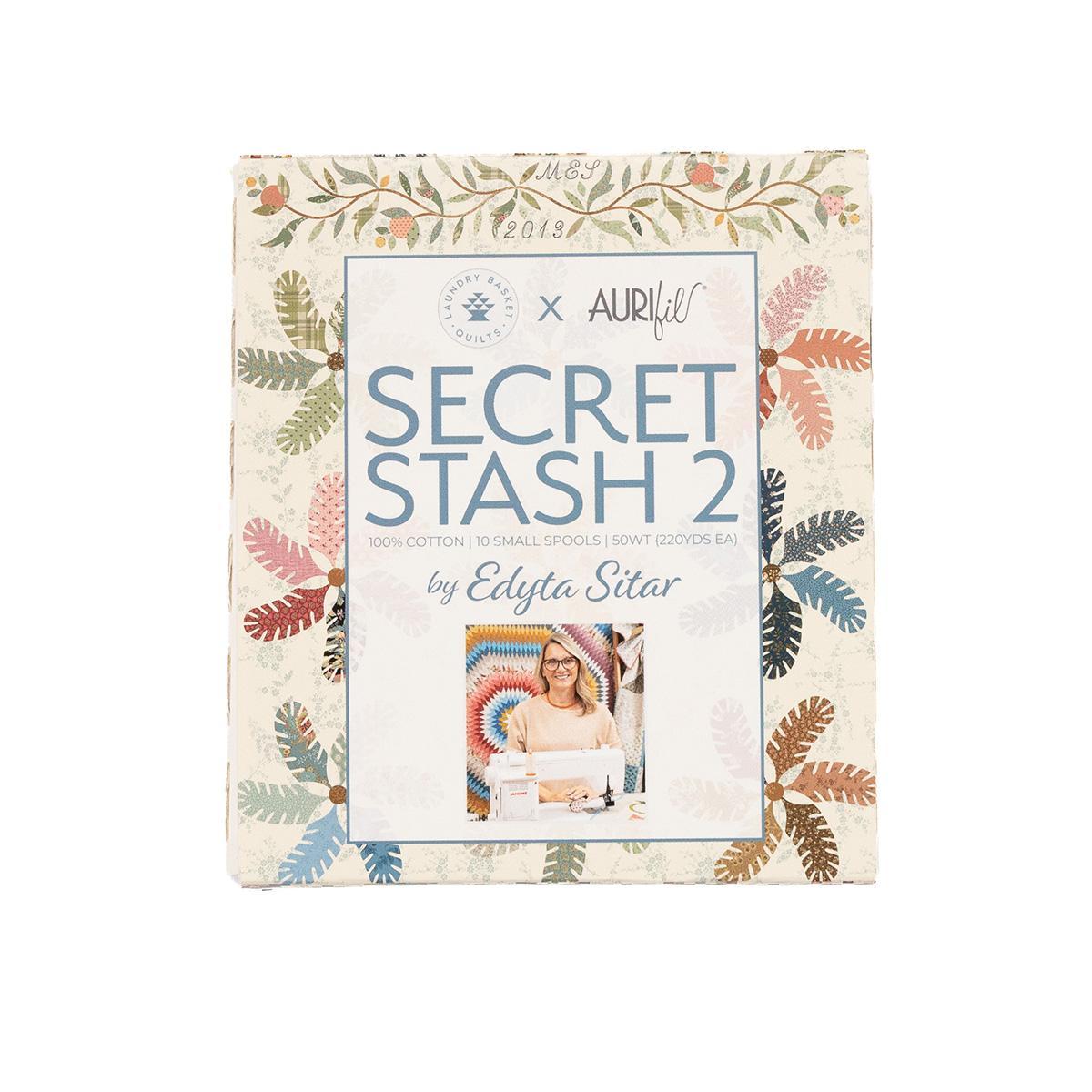 Edyta Sitar "Secret Stash 2" 10 Spool Thread Set by Aurifil