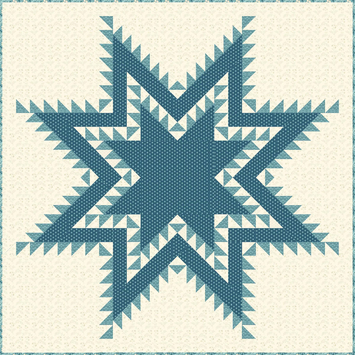 Double Feathered Star Fabric Kit