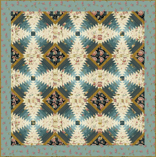 Pineapple Dahlia Fabric Kit