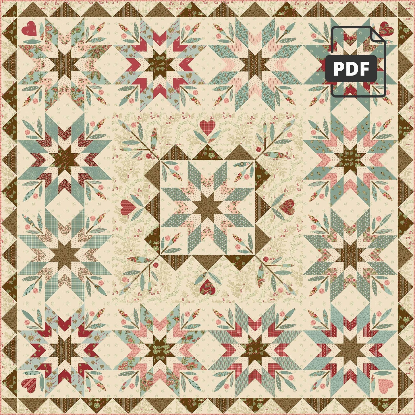 Patchwork Star PDF (download)
