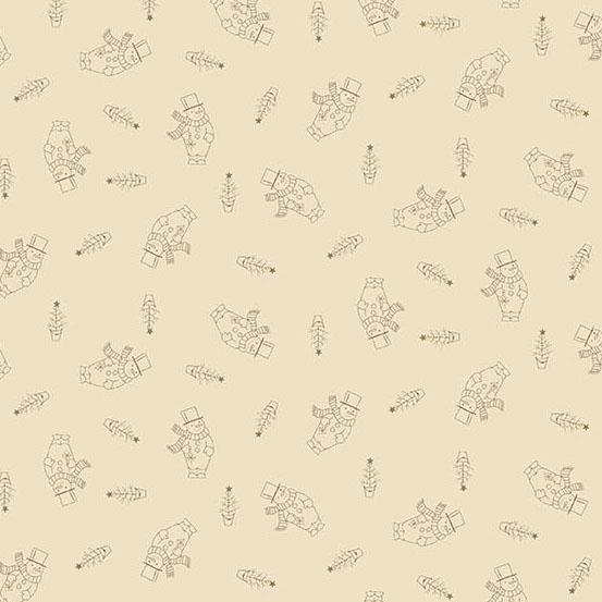 Snow Flurry Prints - 1 yard