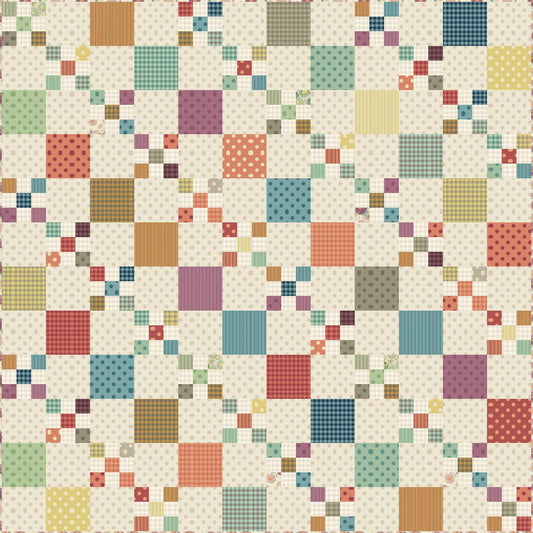 Cranberry Chain - Quiltessential Fabric Kit