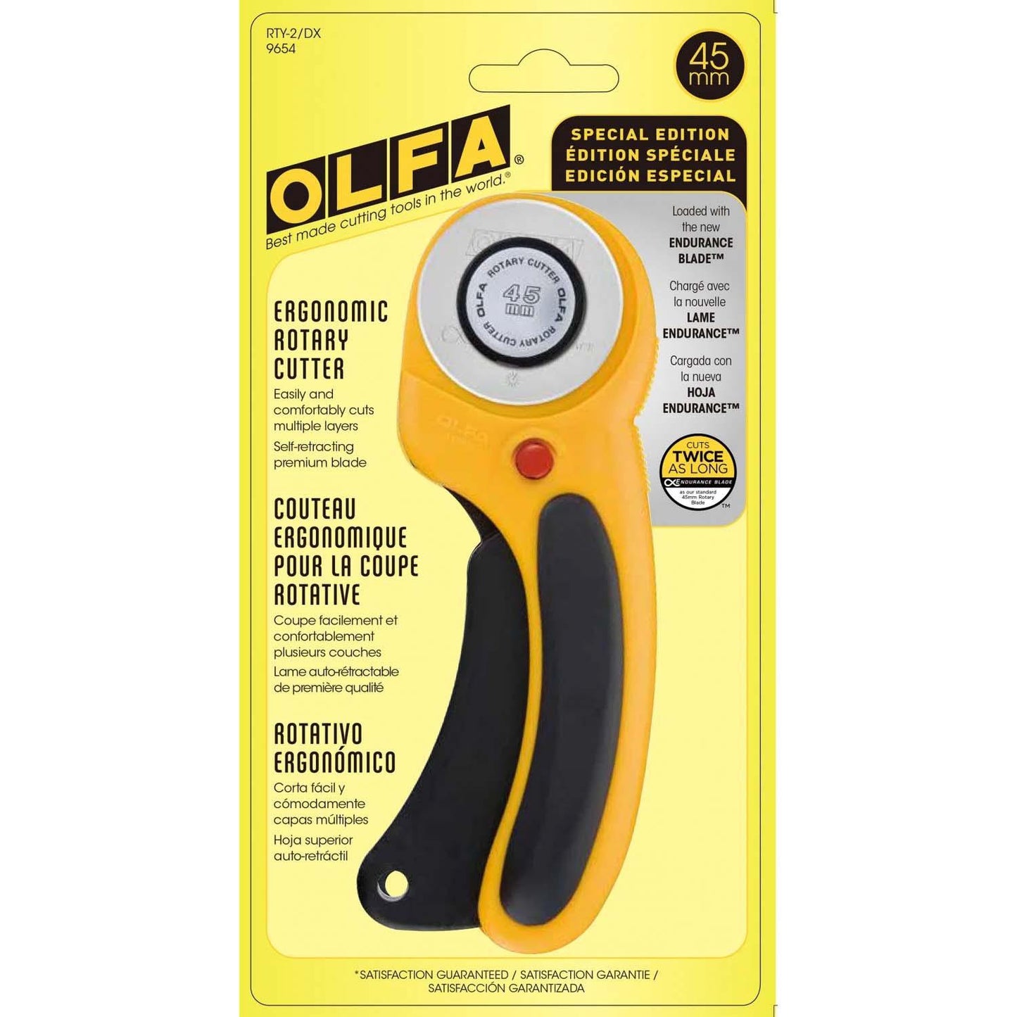 OLFA 45mm Deluxe Ergonomic Rotary Cuttert