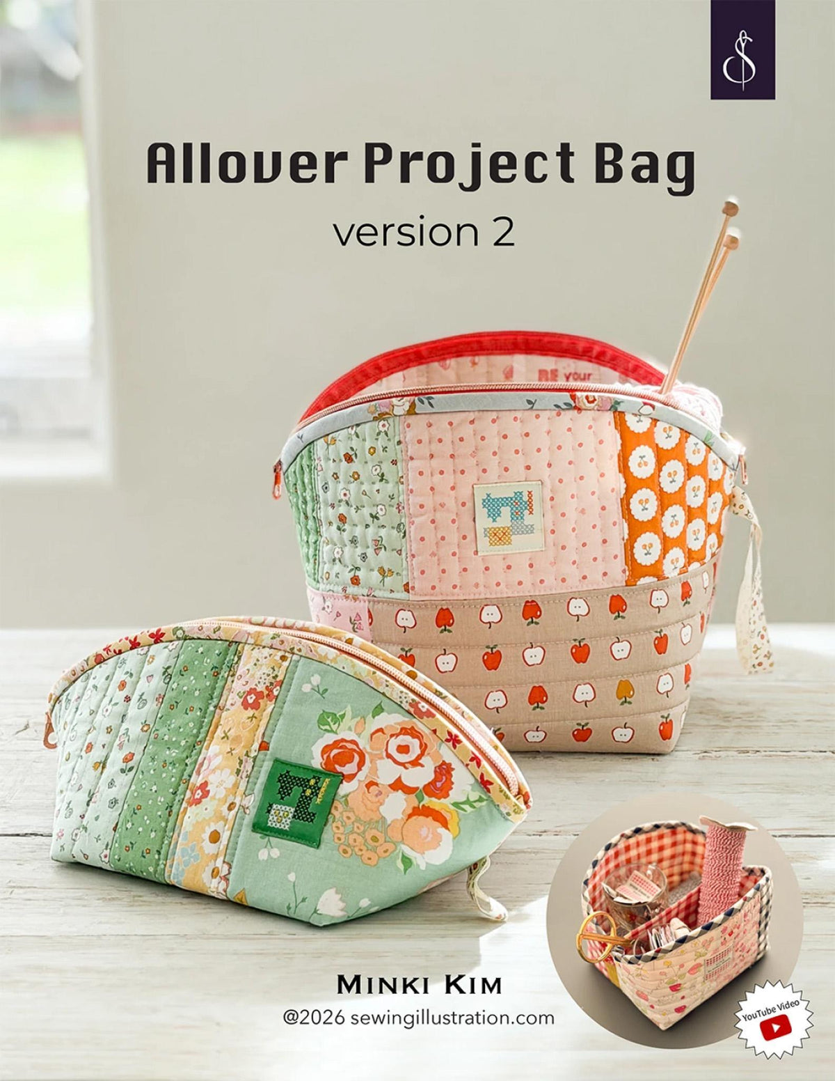 Allover Project Bag Paper Pattern Version 2