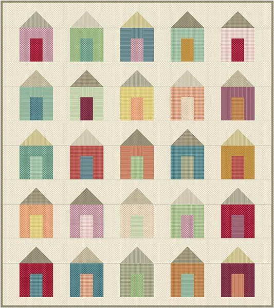 Happy Houses Fabric Kit