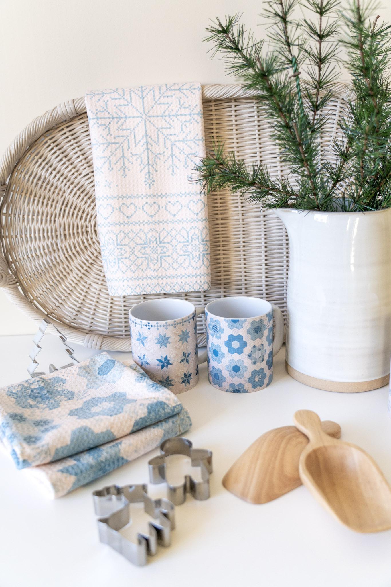 Quilter's Mug - Holiday Cross-Stitch