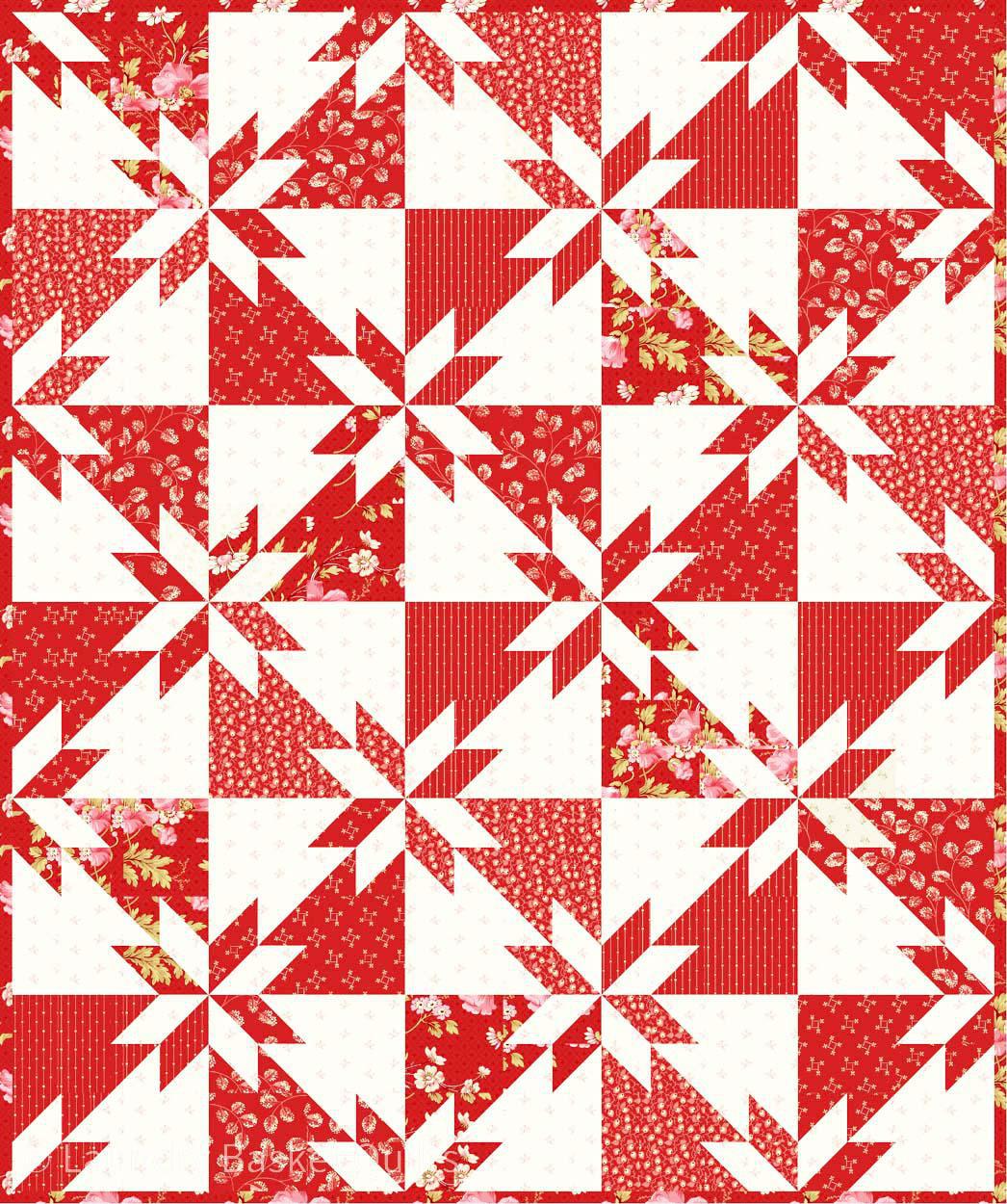 Sky and Sea Fabric Kit - RED