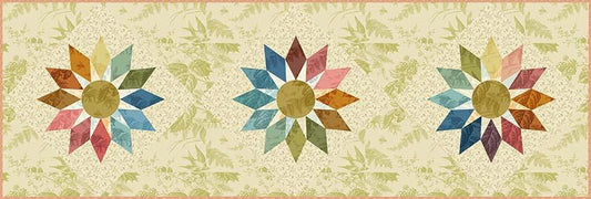 Shooting Star Table Runner - Butterscotch Pie Fabric Kit