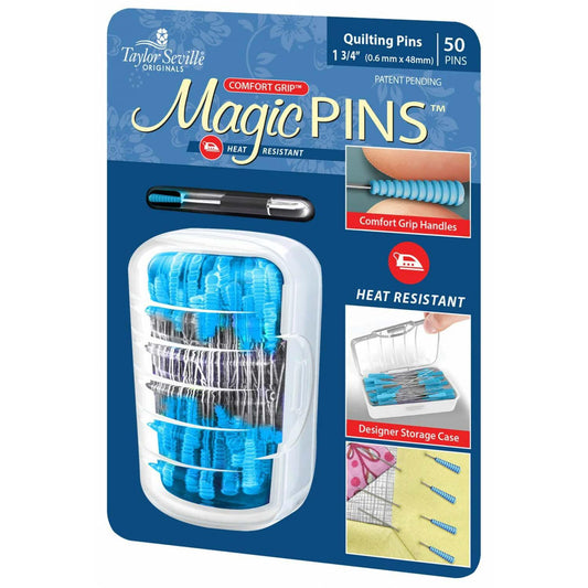 Taylor Seville Magic Quilting Pins 50pc