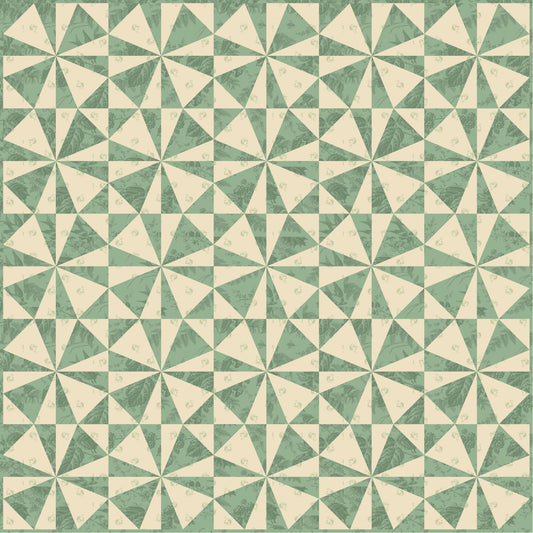 Pretty in Green - PRE-CUT Fabric Kit