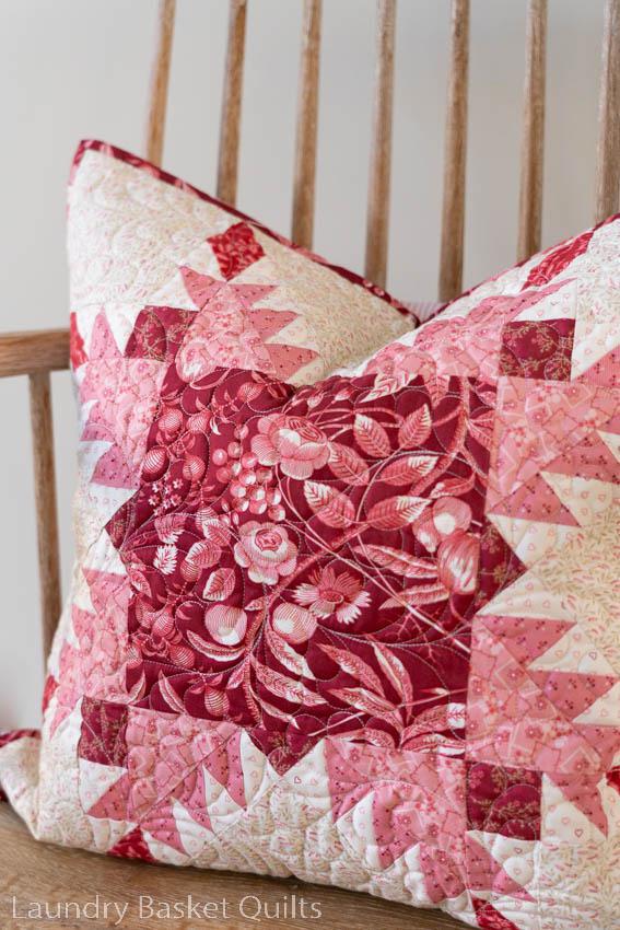 Feathered Star Pillow