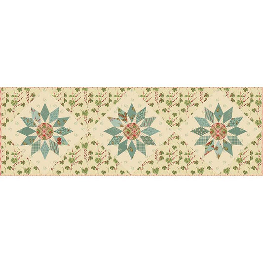 Shooting Star Table Runner - Eggnog Pie Fabric Kit