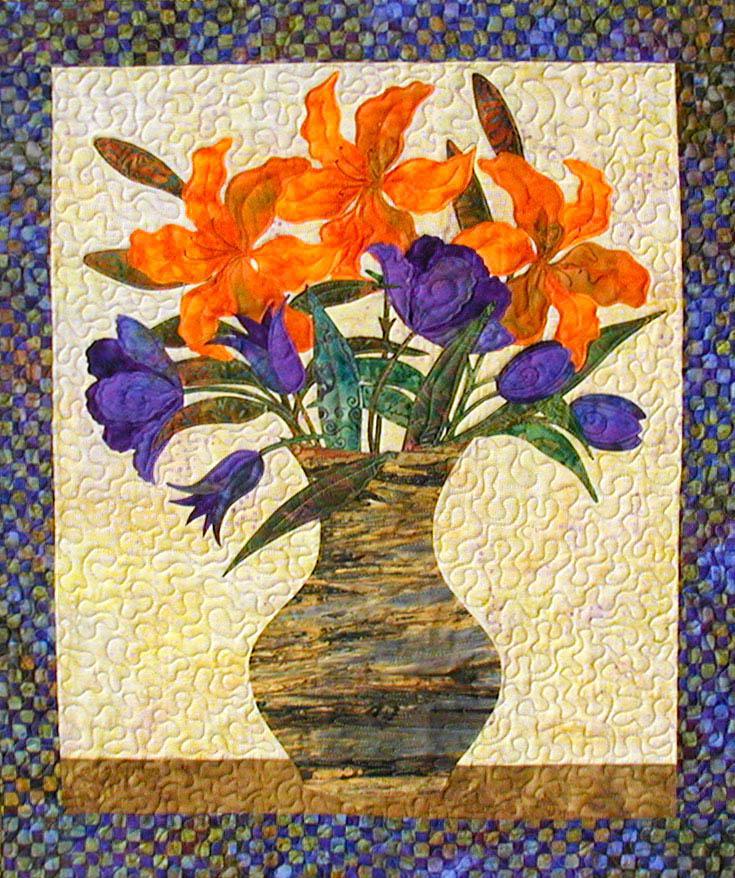 Quilted Laundry Basket Lily of the Valley main image 0