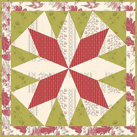 Alaskan Star Pillow PRE-CUT - Holiday Kit