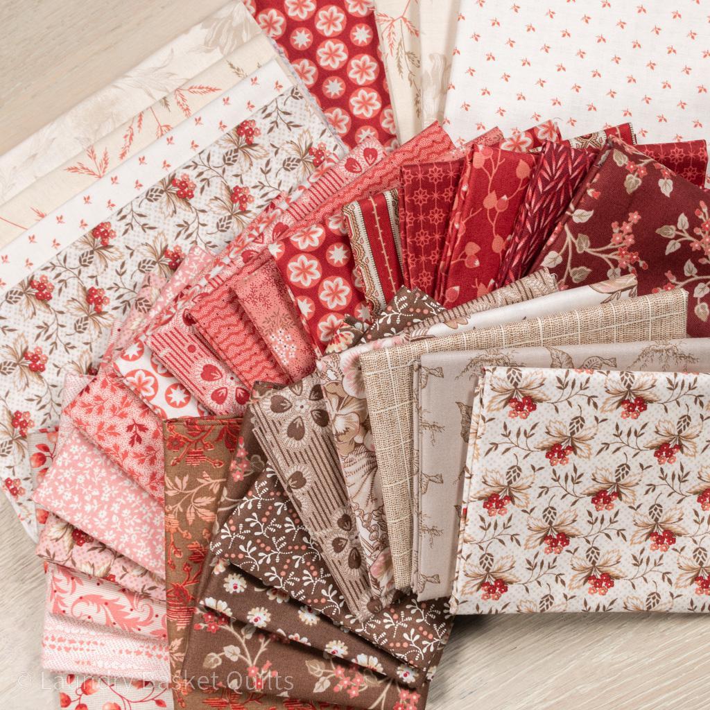 Quilter's Cabin - Cocoa Pink Fabric Kit