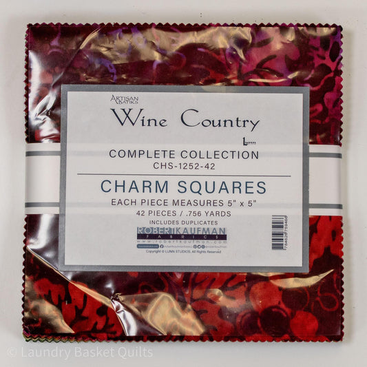 Artistan Batik Charm Packs- Wine Country