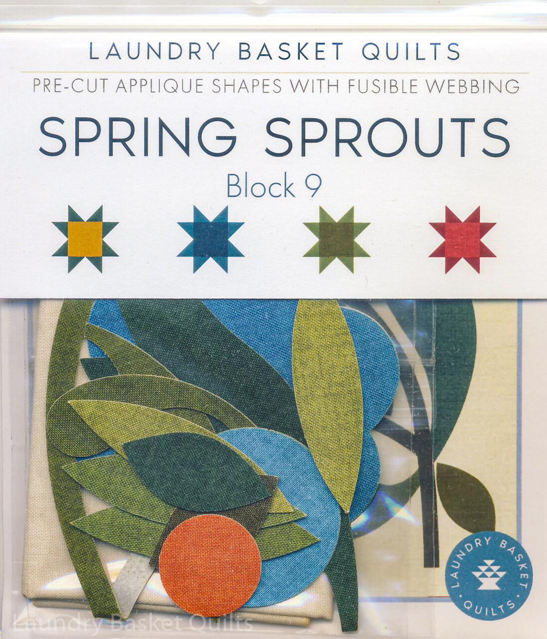 Silhouettes - Spring Sprouts LT Block 9