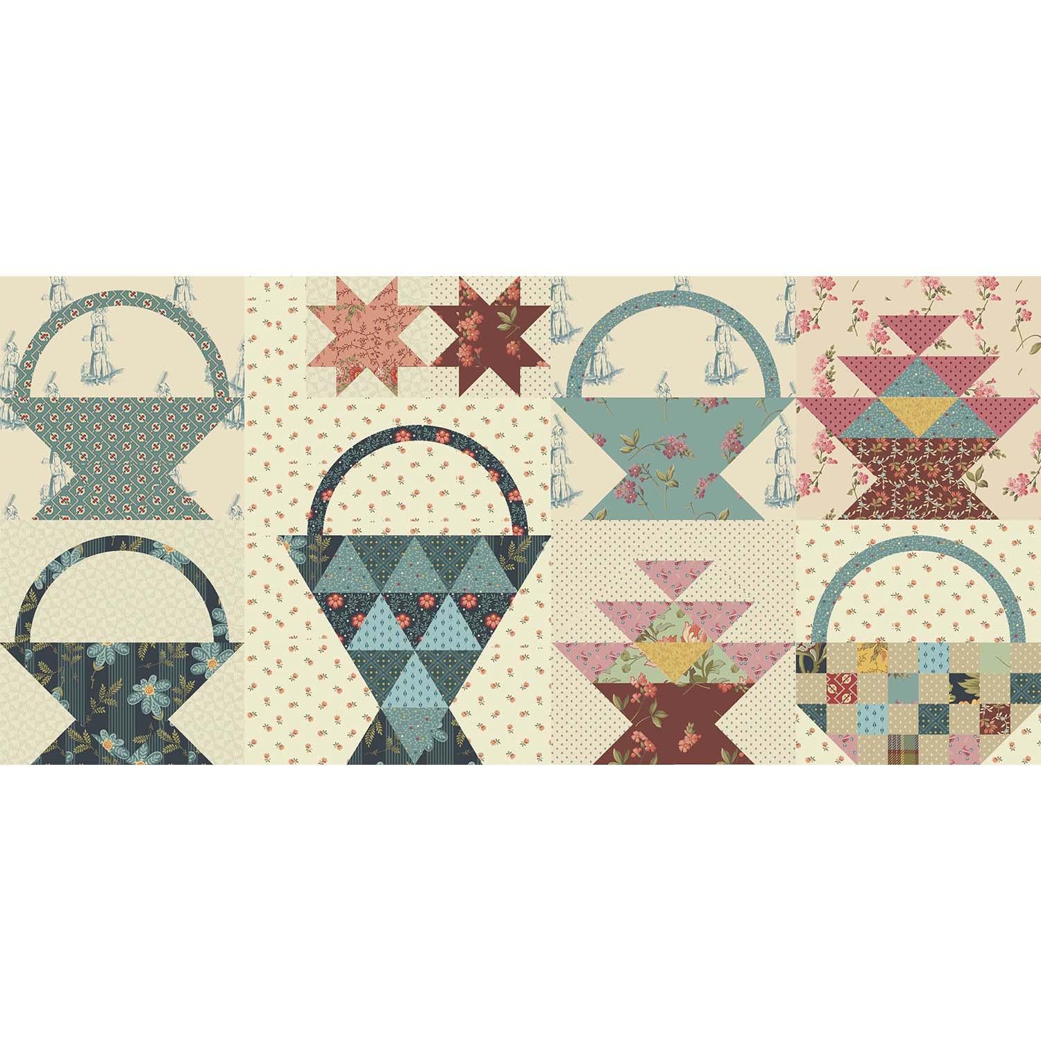 Anna's Baskets - Farmers Daughter Block 3 Pattern – Laundry Basket Quilts