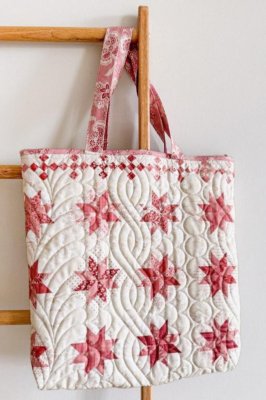 Go, Girl! Eight Point Star Tote Bag Fabric Kit