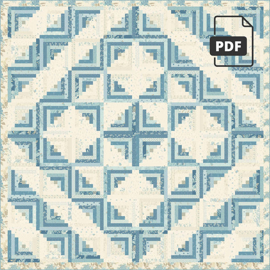 Log Cabin - Sewing Bird PDF (download)