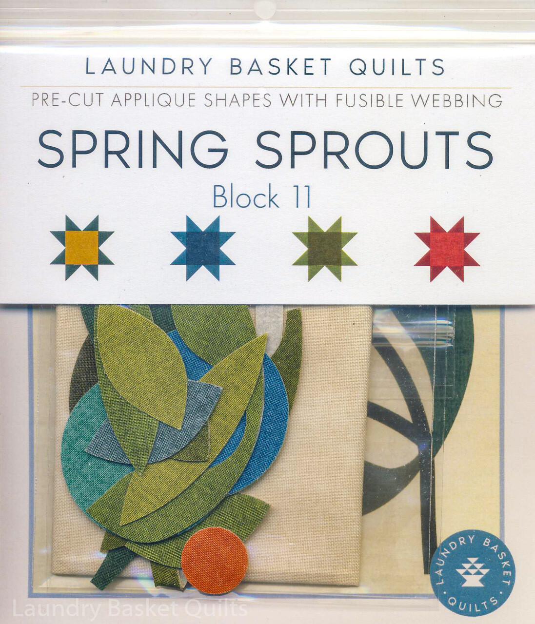 Silhouettes - Spring Sprouts LT Block 11