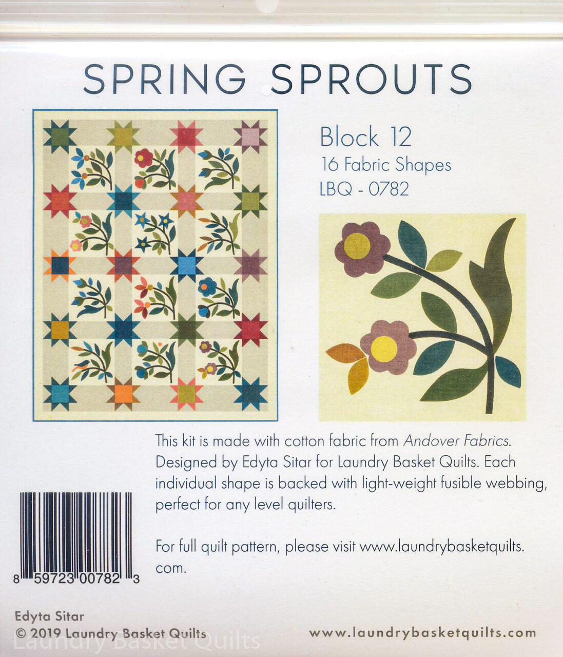 Silhouettes - Spring Sprouts LT Block 12