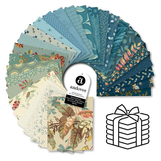 Secret Stash Blue Willow Half Yard Bundle