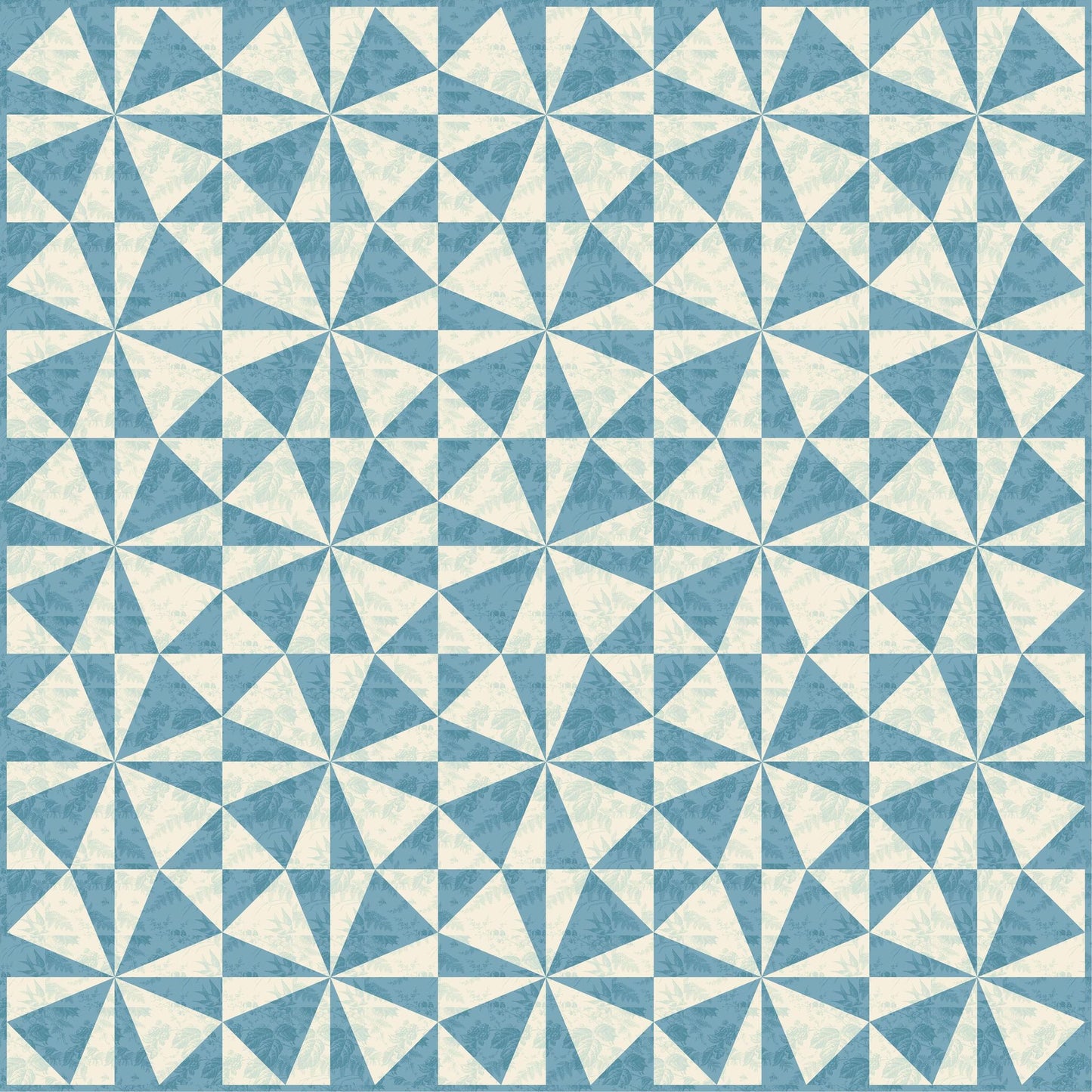 Pretty in Blue - PRE-CUT Fabric Kit