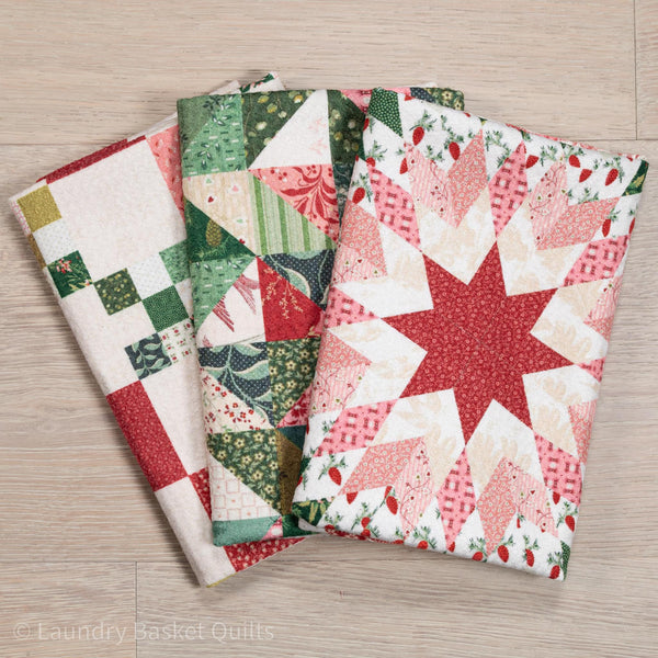 Forest Christmas Tree Quilted Laundry Basket NCU0HNH481