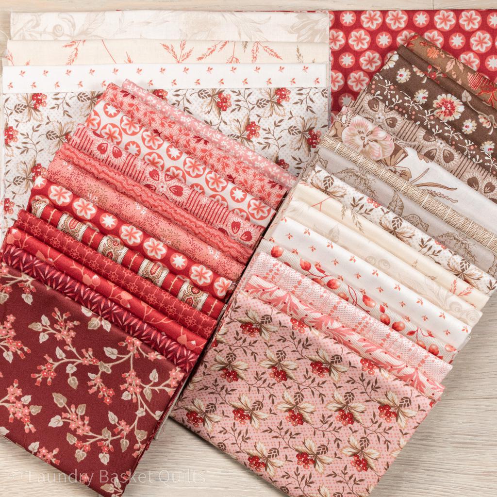 Quilter's Cabin - Cocoa Pink Fabric Kit